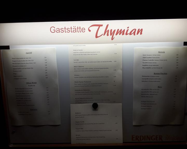 Thymian Restaurant